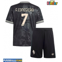 Juventus Francisco Conceicao #7 3rd trikot Kinder 2025-26 Kurzarm (+ Kurze Hosen)